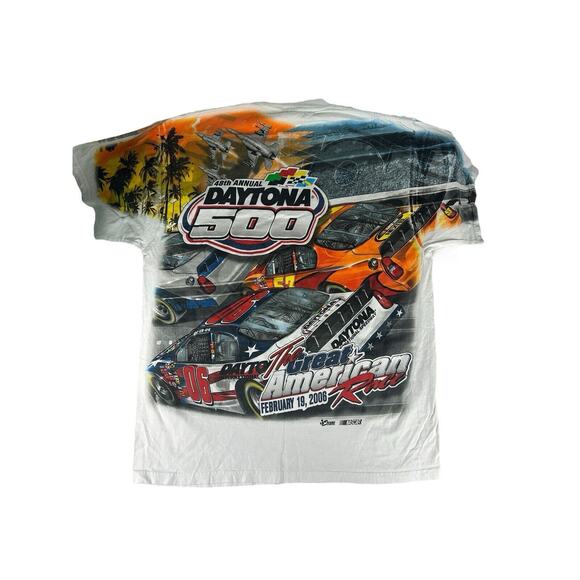 Vintage Daytona 500 Racing Nascar 2006 Chase All Over Print Tshirt Size Large - Picture 2 of 8